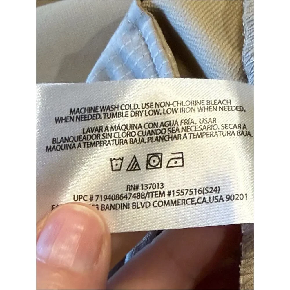 Banana Republic 34 x 30 Polyester Khaki Chino Pants - Straight Leg